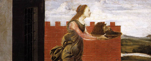 Сандро Боттичелли._Саломея с головой Иоанна Крестителя._Ок. 1488 г.